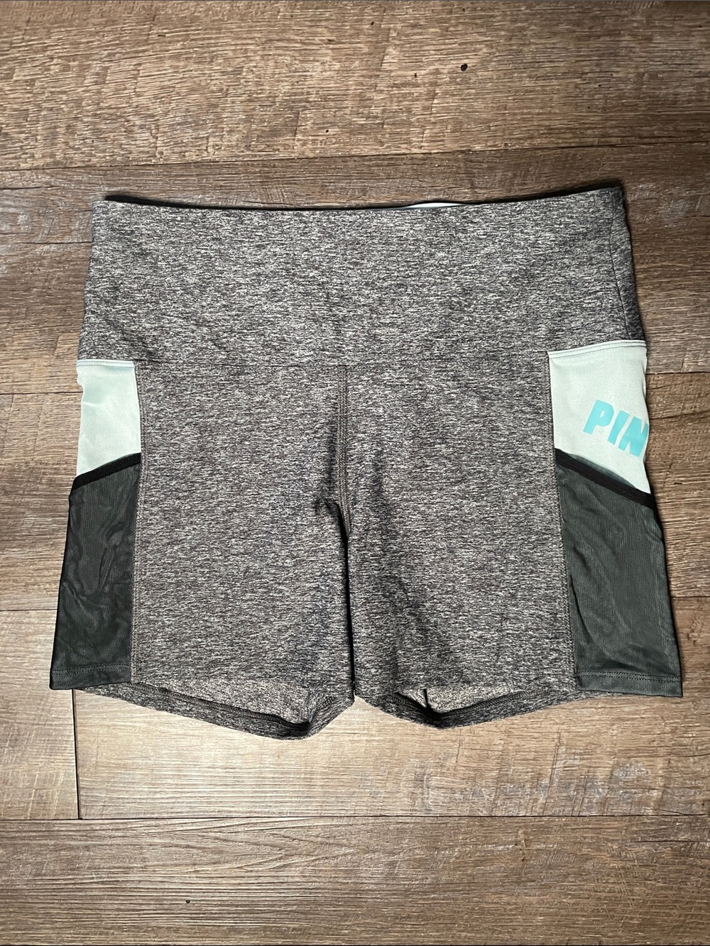 Victoria's Secret PINK Ultimate Gray High Waisted Athletic Shorts